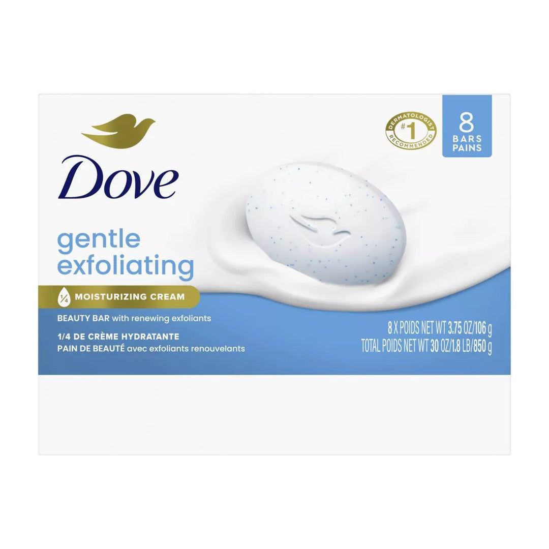 Dove Beauty Gentle Exfoliating Beauty Bar Soap