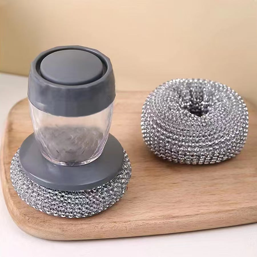 Soap Dispenser Steel Brush
