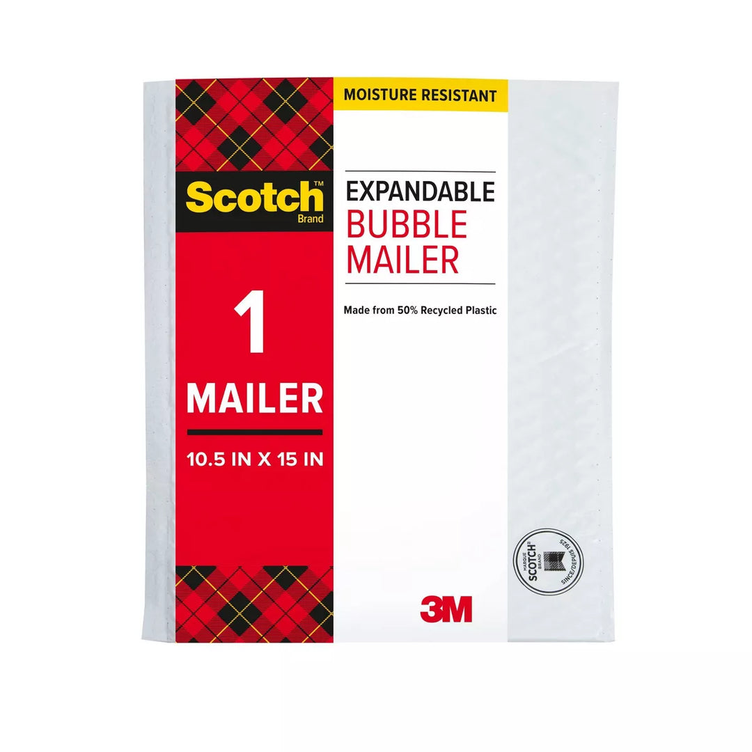 Scotch Poly Bubble Mailer White